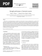 Strength Performance of Laterized Concrete