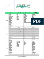 OD2e L6 Word Lists