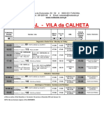 Horario VILA DA CALHETA Rodeste