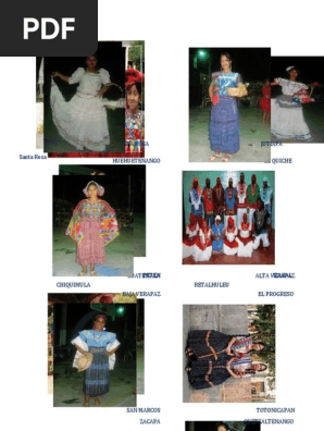Trajes Tipicos de Guatemala PDF Ropa Telar