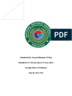 Objectives and Determinants of Pakistan FP