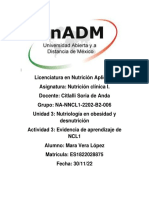 Tipos de OBESIDAD y Tratamiento Nutricional