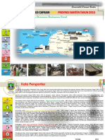 Status Capaian MDG's Provinsi Banten Tahun 2013 (Dikeluarkan 11 November 2013 - Isi Data Tahun 2013)
