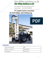 BDM-300TT Tractor Mounted Drilling Rig.