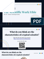 3 - The Scientific Work Ethic