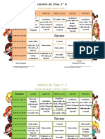 Horario de Clase 1