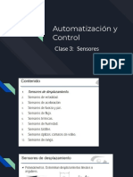 Automatización y Control - Clase 3 Sensores