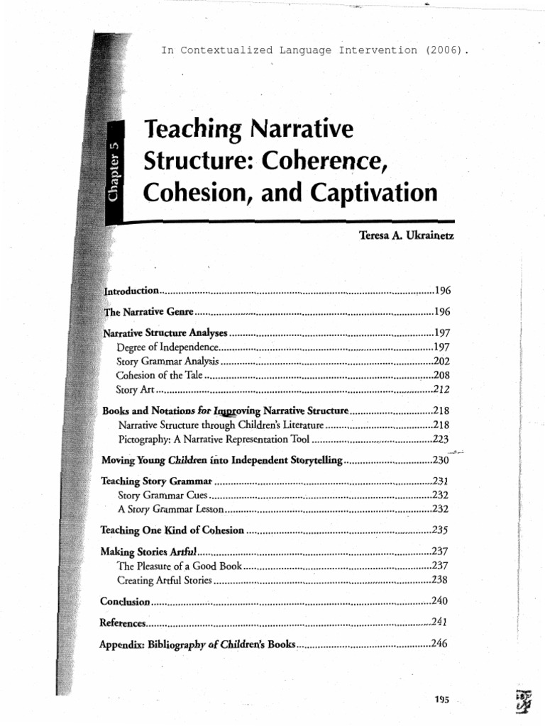 Teaching Narrative Structure | PDF