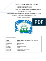 Proposal Pencairan Dana Hibah Bantuan Keuangan Pemkot Bontang