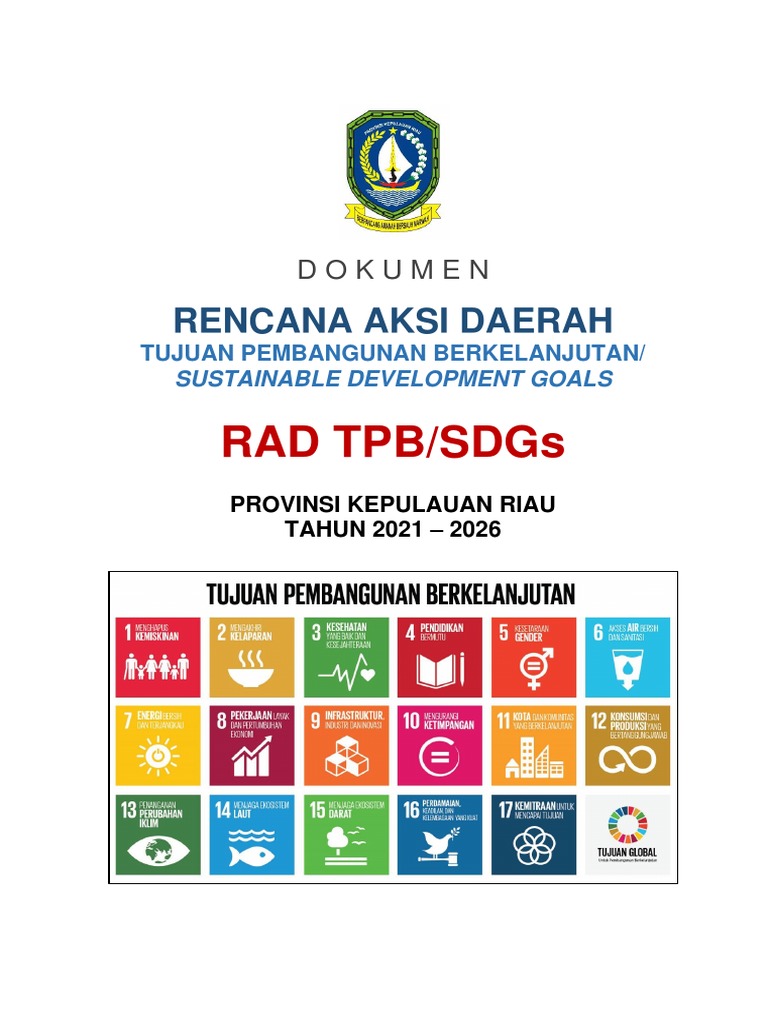 Rencana Aksi Daerah SDGs 2021-2026 | PDF