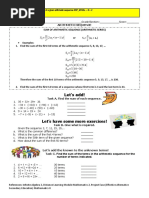 5.finds The Sum of The Terms of A Given Arithmetic Sequence SSP - M10AL Ib 2