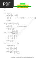 Xii Inverse Trigonometry Self-Assessment Test (Solutions) 2022-23 Amit Bajaj