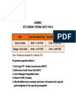 Jadwal Serah Terima Unit (Stu)