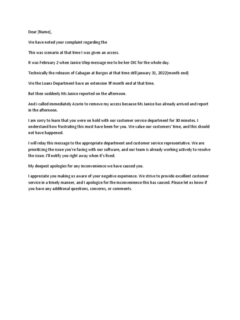 Replying Letter | PDF