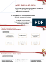 Degradacion Quimica de Suelos