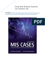 Solution Manual For Mis Cases Solving Small Business Scenarios Using Application Software 2nd by Gardner