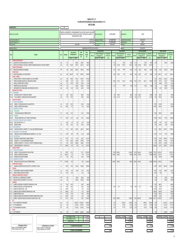 Formato Oe-07 | PDF