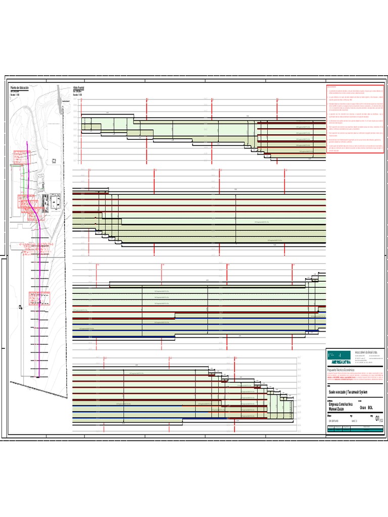 Plano de Detalles Terramesh | PDF