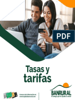 Tasas y Tarifas - Banrural2022