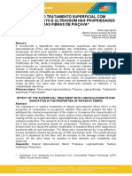 Efeito Do Tratamento Superficial Com Lignosulfonato e Ultrassom Nas Propriedades Das Fibras de Piaçava