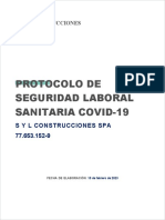 Protocolo Se Seguridad Laboral Covid-19