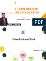 3 Classification of Cost CMA Inter Costing Fast Track Class
