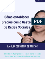 Como Establecer Precios Como Community Manager v2