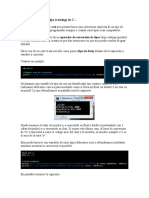 Conversiones de tipo (casting) en C