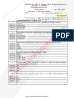 Be - First Year Engineering - Semester 2 - 2022 - May - Engineering Physics Iirev 2019c Scheme