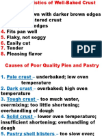 Characteristics of Well-Baked Crust