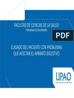 Cuidado Al Paciente Con Afecciones Digestivas