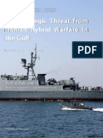 The Strategic Threat From Iranian Hybrid Warfare in The Gulf