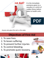 First Aid Lesson