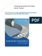 Test Bank For Macroeconomics For Today 9th Edition Irvin B Tucker