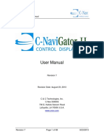 CNAV MAN 011.7 (C NaviGator User Manual)