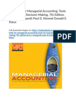 Test Bank For Managerial Accounting Tools For Business Decision Making 7th Edition Jerry J Weygandt Paul D Kimmel Donald e Kieso