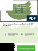 Balance of Oxygen and Carbon Dioxid in The