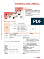 Multi-Contact Compact Circular Connectors: Features