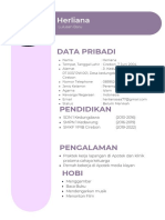 Abu Dan Putih Modern Resume