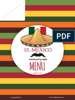 El Mexico Menu 2023