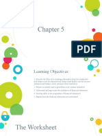 Chapter 5 - Worksheet and The Financial Statements