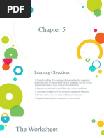 Chapter 5 - Worksheet and The Financial Statements