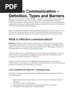 Effective Communication, Types, Importance Benifits and Pros and Cons