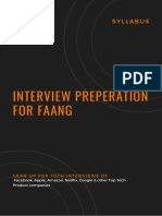 Interview Preparation For FAANG