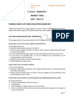 Indirect Taxes - Unit 1 (Part V) - 11-07-2021