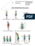 Frozen Shoulder Rehabilitation Exercises