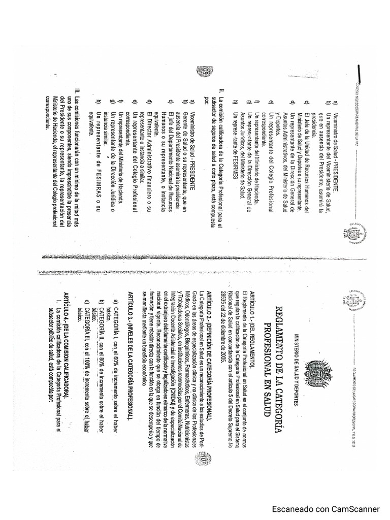 Reglamento de Escalafón | PDF