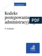 Kodeks Postępowania Administracyjnego: 9. Wydanie