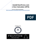 How To Install Position Size Calculator (MT4)