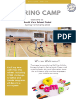 SVS Spring Camp Info Pack